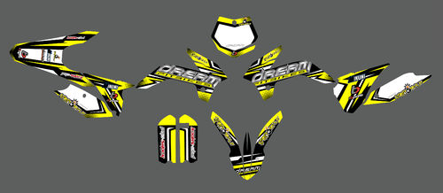 SPEED PITBIKE COMPLETE 3M STICKERS SET "CLUBSPORT"